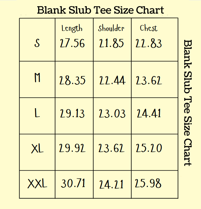 Blank Slub Tee