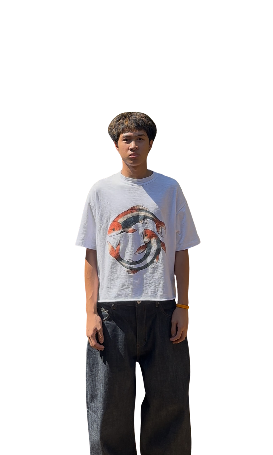 Koi Fish Slub Tee